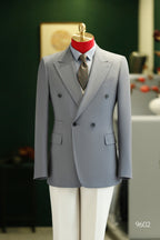 Diberon Men's Wedding Dress Business Formal Three-piece Slim Groomsman Groom Wedding Dress 9602