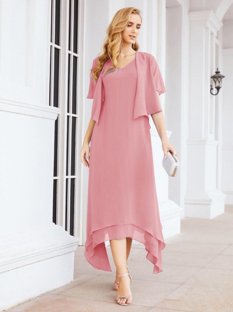 Numbersea Two-Piece A-line Mother of The Bride Dress Formal Party Gown Dress 28073