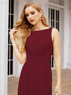 Numbersea Bridesmaid Dresses for Wedding Ruffles Long Formal Prom Gowns 28039