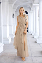 Ladies Chiffon One Shoulder Bridesmaid Evening Dress Wedding Party Evening Dress 28133