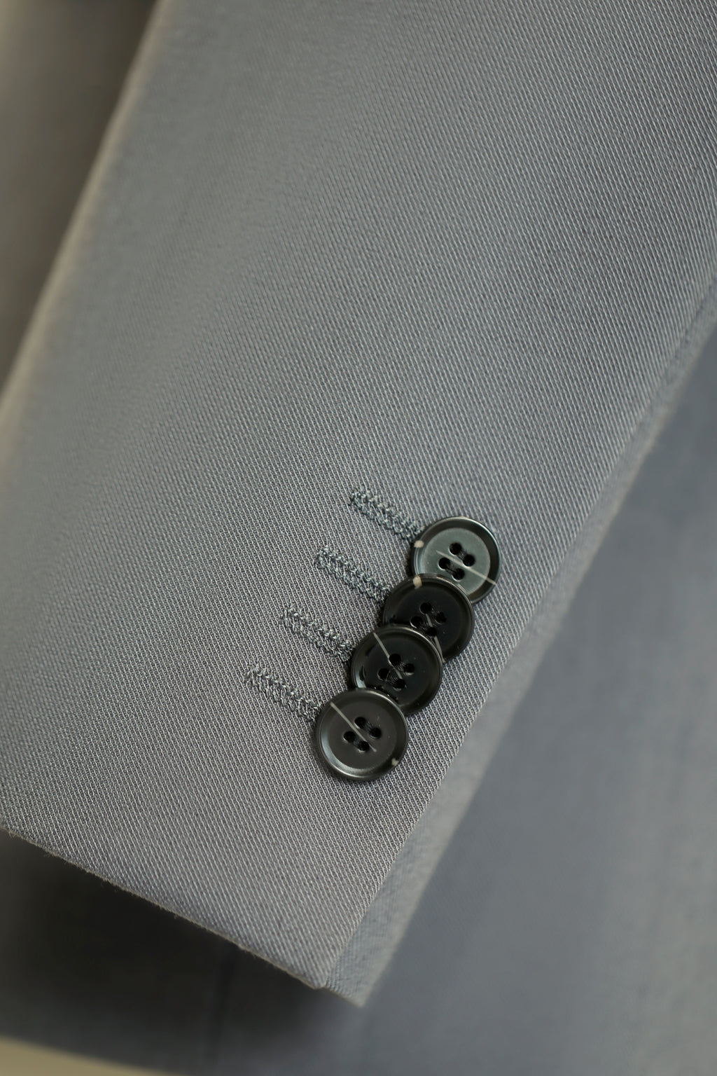 Double-Breasted Light Grey Wool Suit | Tailored Formal Groom & Business Suit