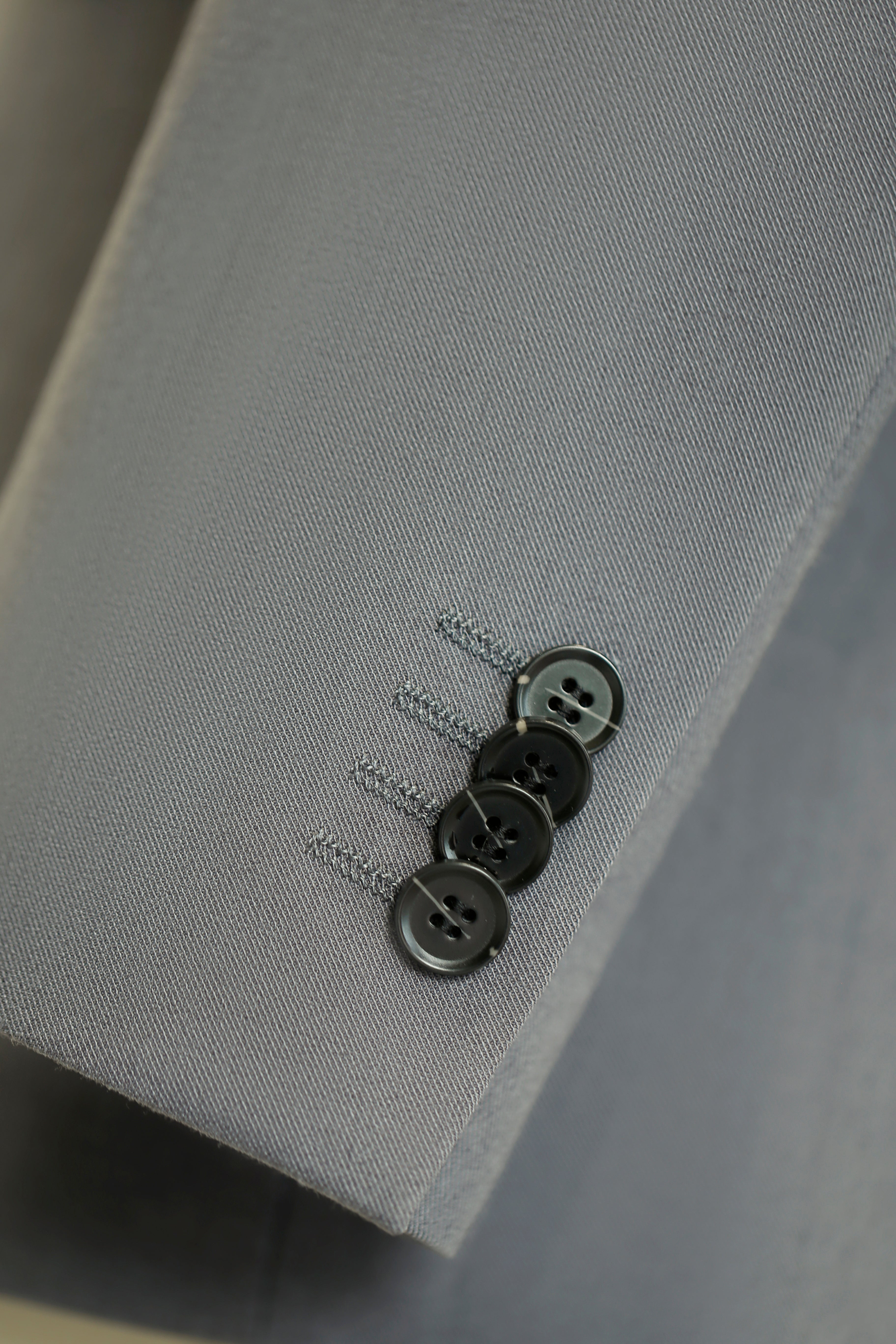 Double-Breasted Light Grey Wool Suit | Tailored Formal Groom & Business Suit