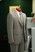 Diberon Men's Wedding Dress Business Formal Three-piece Slim Groomsman Groom Wedding Dress 9801