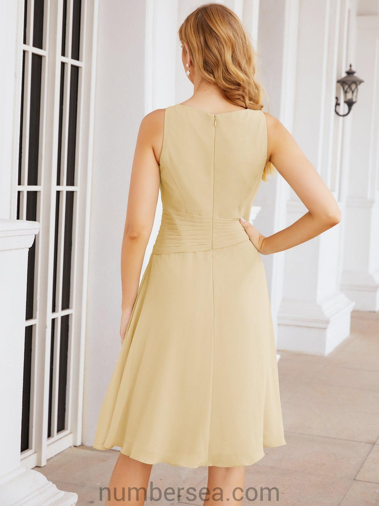 Numbersea Mother of The Bride Dresses Prom Dress Casual Pleated Dress  28065