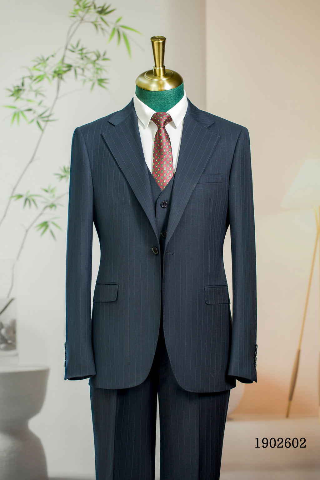 Diberon Men's Wedding Dress Business Formal Three-piece Slim Groomsman Groom Wedding Dress  1902602