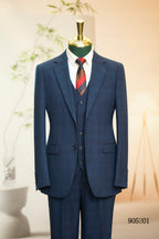 Diberon Men's Wedding Dress Business Formal Three-piece Slim Groomsman Groom Wedding Dress
