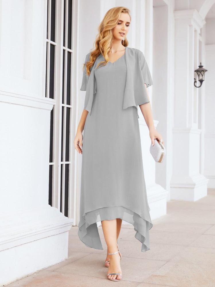 Numbersea Two-Piece A-line Mother of The Bride Dress Formal Party Gown Dress 28073