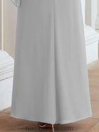 Numbersea Formal Party Gown Dress Long Mother of The Bride Dresses with Ruffle Cape 28026