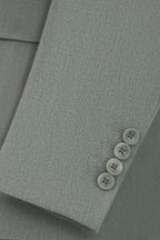 Light Grey Wool 3-Piece Wedding Suit | Tailored Groom & Groomsmen Attire