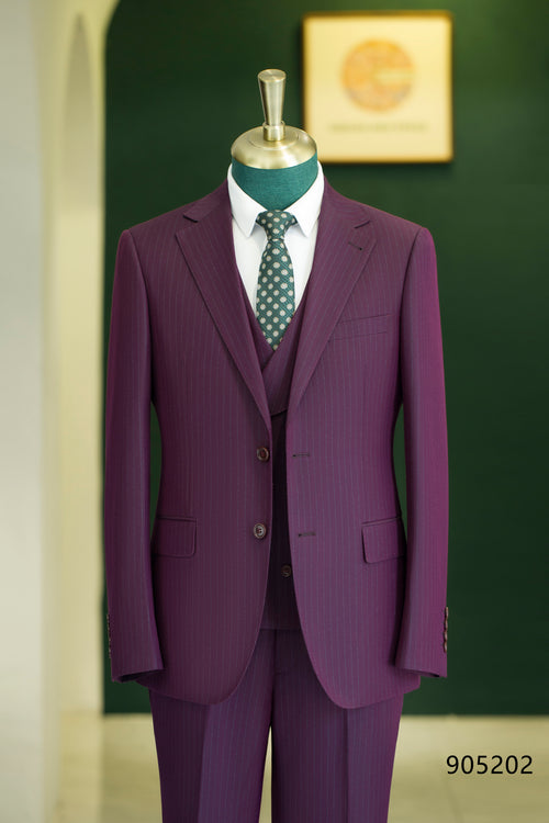 Diberon Men's Wedding Dress Business Formal Three-piece Slim Groomsman Groom Wedding Dress
