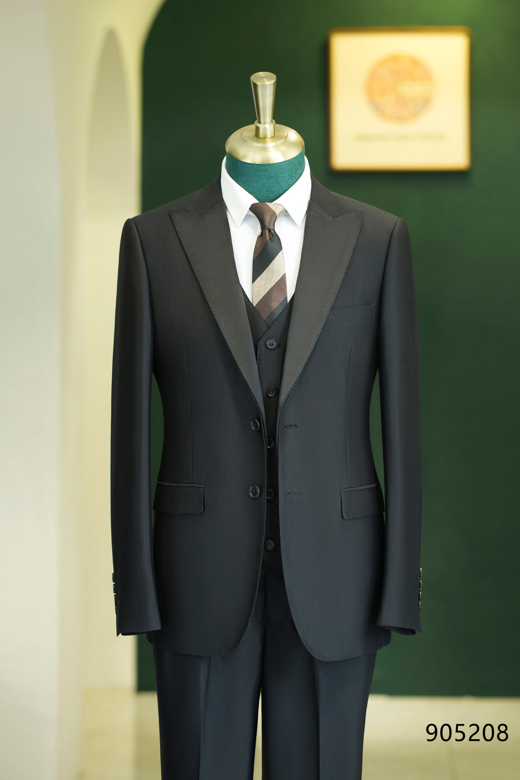 Diberon Men's Wedding Dress Business Formal Three-piece Slim Groomsman Groom Wedding Dress
