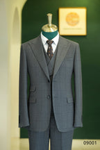 Diberon Men's Wedding Dress Business Formal Three-piece Slim Groomsman Groom Wedding Dress 09001