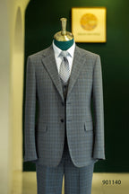 Diberon Men's Wedding Dress Business Formal Three-piece Slim Groomsman Groom Wedding Dress 901140