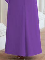 Numbersea Formal Party Gown Dress Long Mother of The Bride Dresses with Ruffle Cape 28026