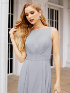 Numbersea Bridesmaid Dresses for Wedding Ruffles Long Formal Prom Gowns 28039