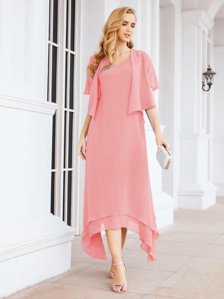 Numbersea Two-Piece A-line Mother of The Bride Dress Formal Party Gown Dress 28073