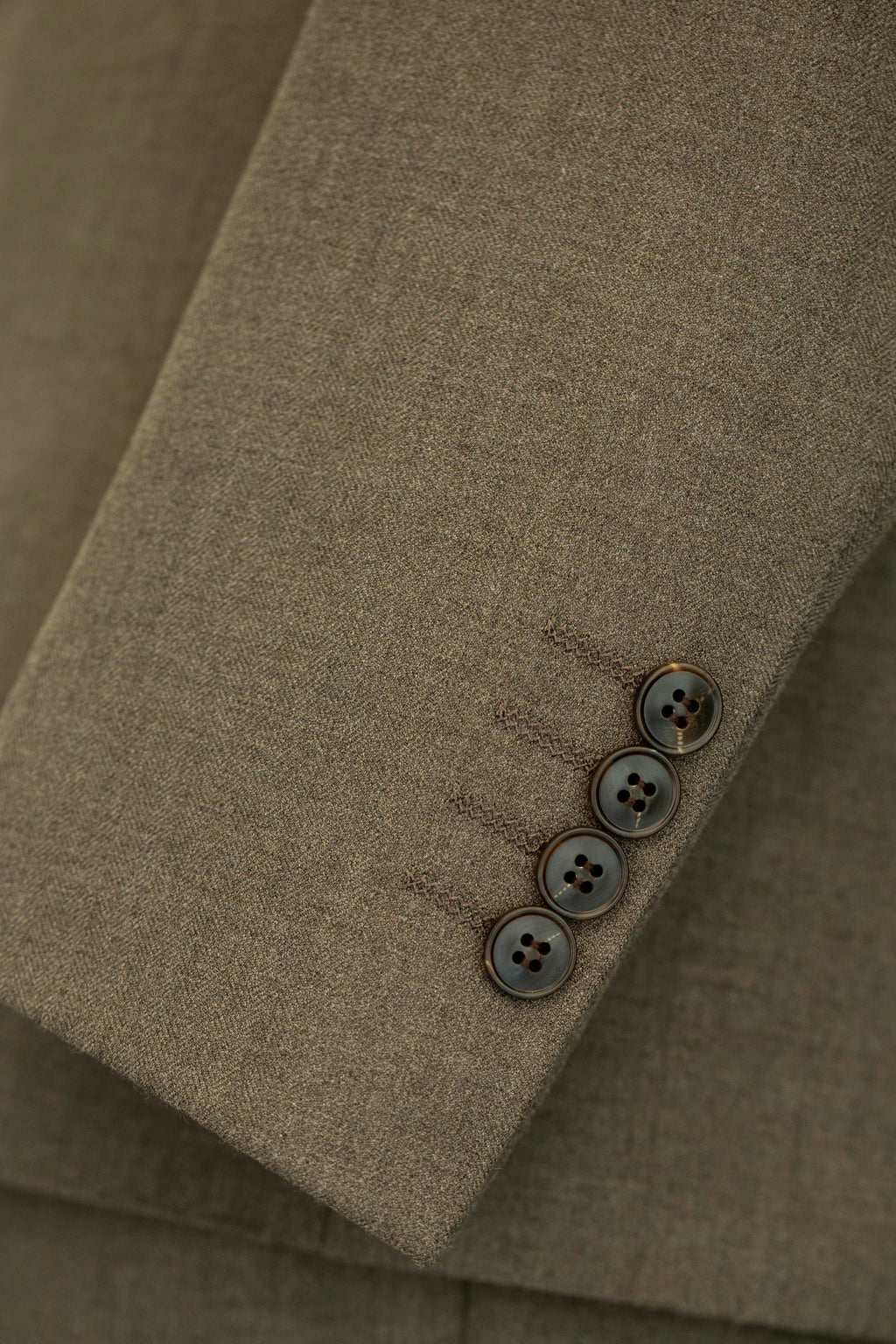 Taupe Wool Double-Breasted 3-Piece Wedding Suit | Tailored Groom & Groomsmen Attire