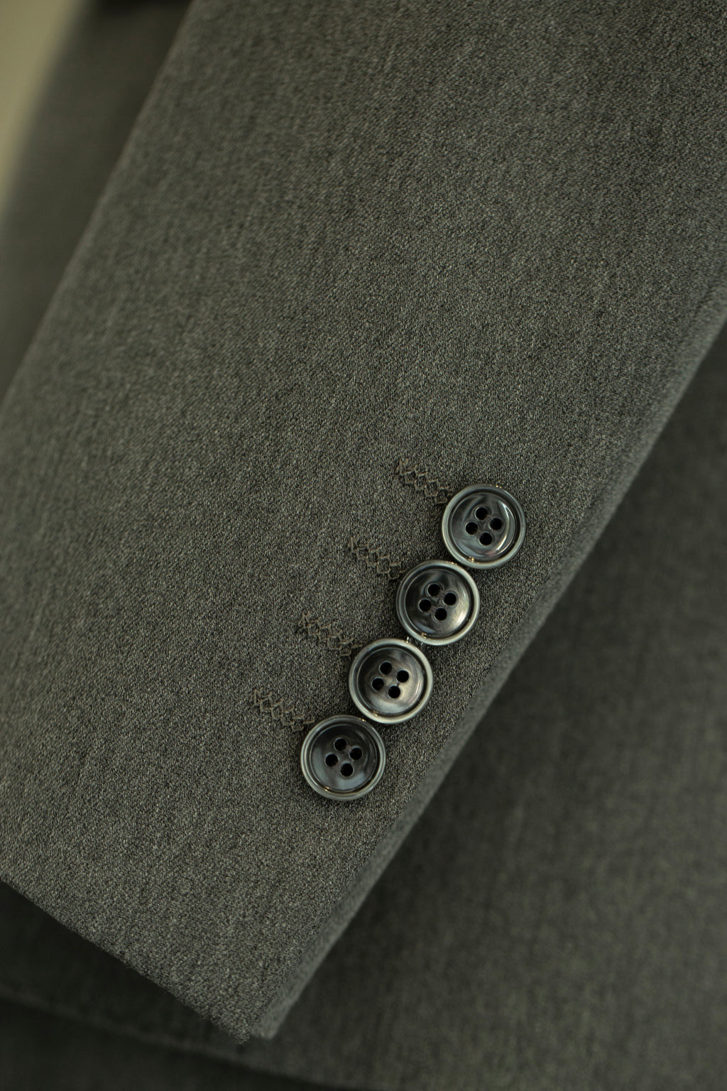 Charcoal Grey Wool Double-Breasted 3-Piece Wedding Suit | Tailored Groom & Groomsmen Attire