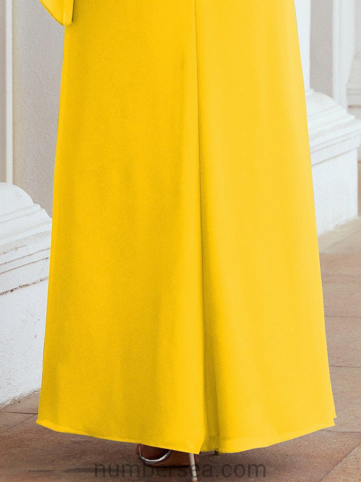 Numbersea Formal Party Gown Dress Long Mother of The Bride Dresses with Ruffle Cape 28026