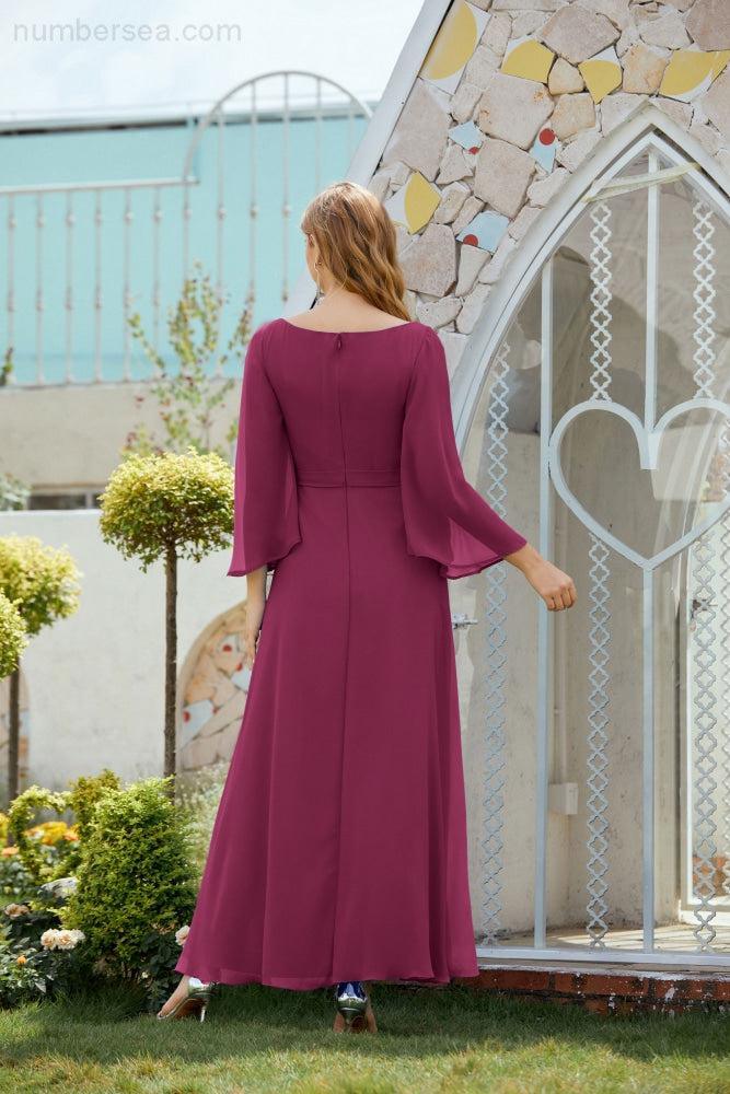 Numbersea Mother of The Bride Dresses Formal Prom Dress for Wedding Guest 28012