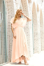 Numbersea  Mother of The Bride Dresses Plus Size V-Neck Floor Length Formal Prom Dress for Wedding Guest 28020