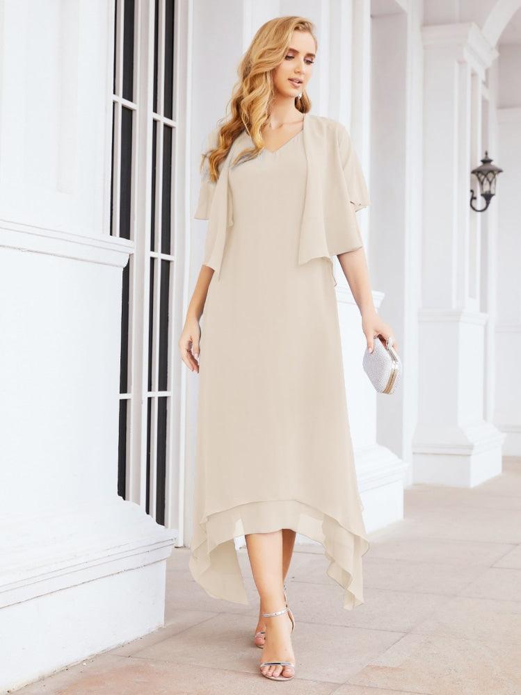 Numbersea Two-Piece A-line Mother of The Bride Dress Formal Party Gown Dress 28073