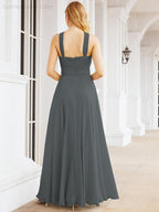 Numbersea Crisscross Halter Bridesmaid Dresses for Party Wedding Evening Prom Maxi Ball Gowns 28053