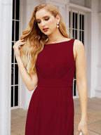 Numbersea Bridesmaid Dresses for Wedding Ruffles Long Formal Prom Gowns 28039