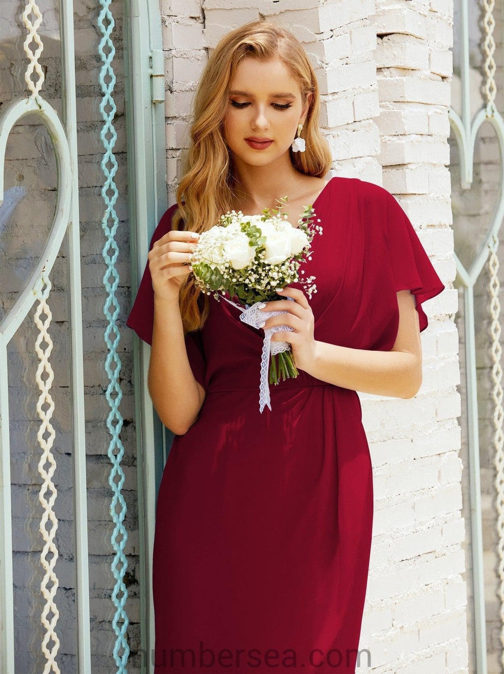 Homecoming Dresses Knee Length Sleeveless Prom Gowns 28021