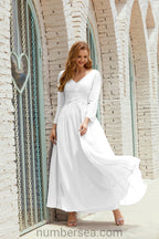 Numbersea Bridesmaid Dress Chiffon Formal Party Dress Evening Dress 28016