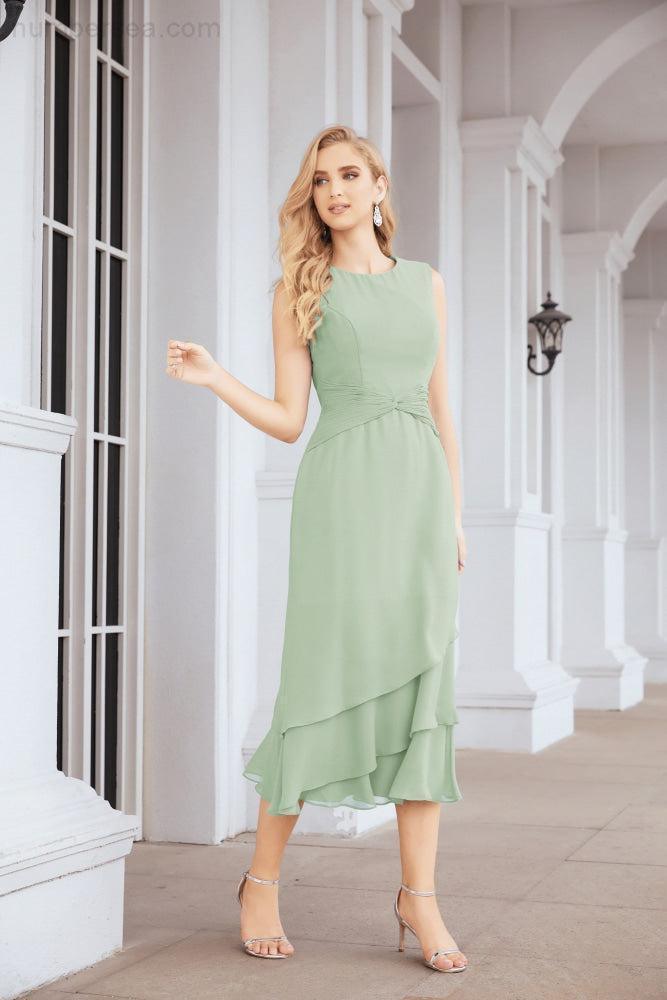 Numbersea Two-Piece A-line Mother of The Bride Dress Formal Party Gown Dress 28072
