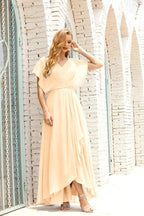 Numbersea  Mother of The Bride Dresses Plus Size V-Neck Floor Length Formal Prom Dress for Wedding Guest 28020