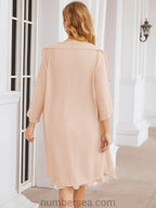 Numbersea Mother of The Bride Dresses Prom Dress Casual Pleated Dress  28065
