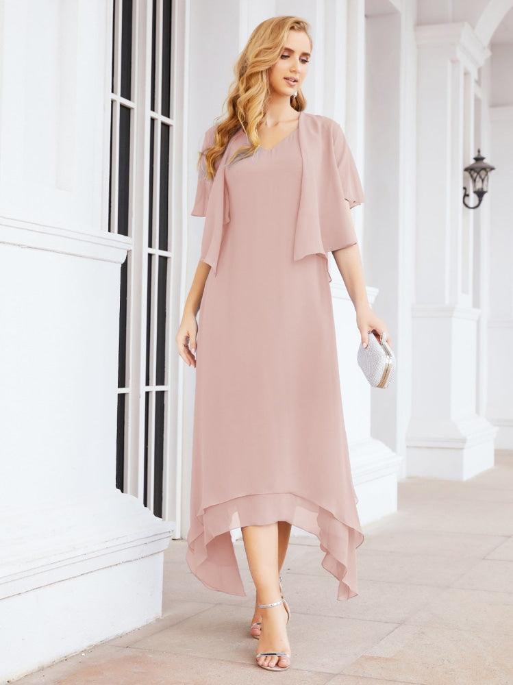 Numbersea Two-Piece A-line Mother of The Bride Dress Formal Party Gown Dress 28073