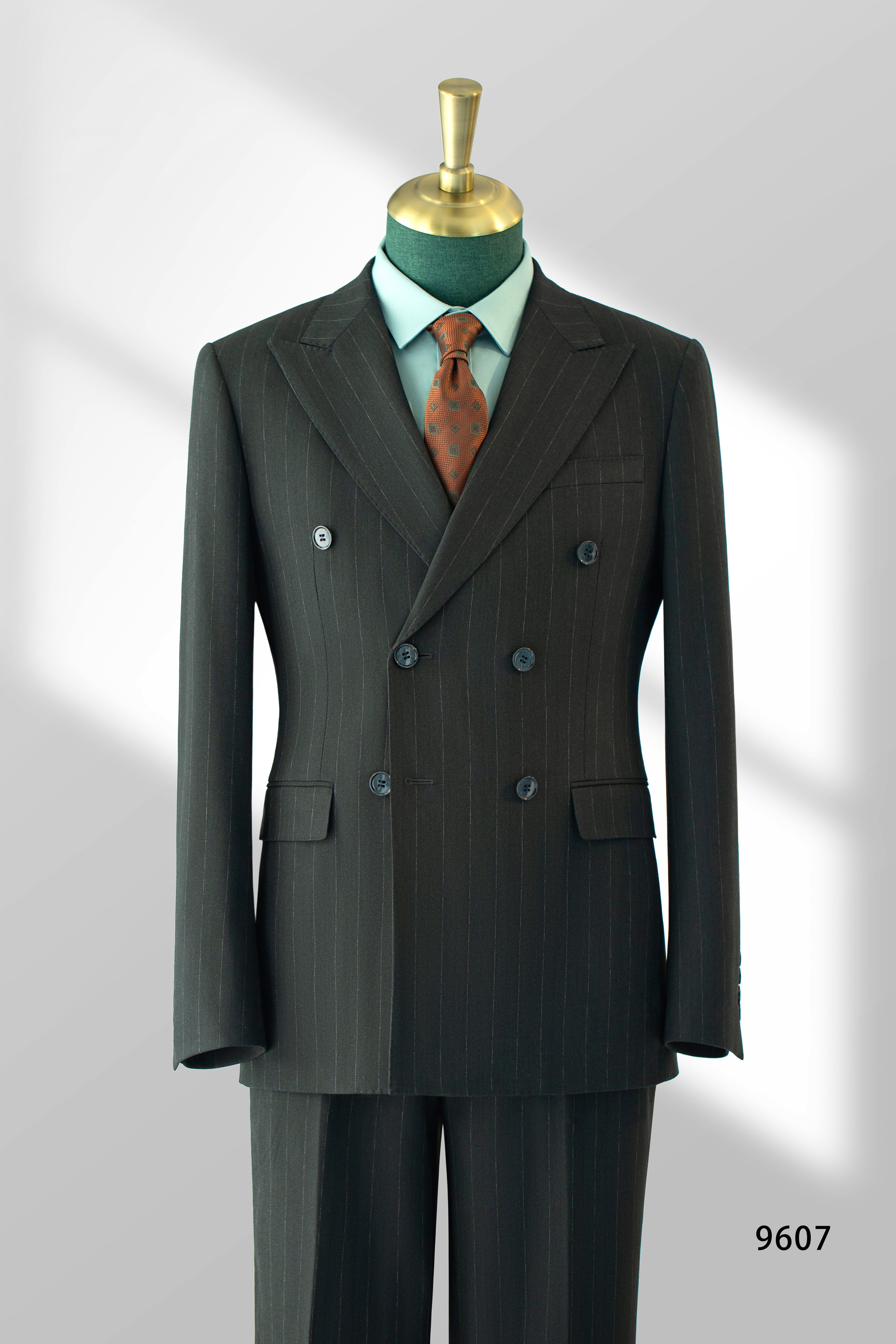 Diberon Men's Wedding Dress Business Formal Three-piece Slim Groomsman Groom Wedding Dress 9607
