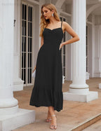 Numbersea  Spaghetti Strap Chiffon Bridesmaid Dress Ankle Length Formal A Line Cocktail Party Homecoming Dress for Juniors  SEA28028
