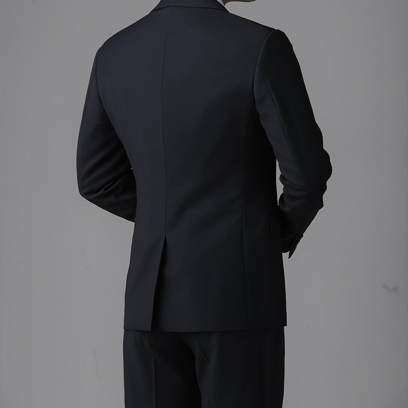 High end customized dress hall men's wedding suit wool high-end craftsmanship suit set tailor-made