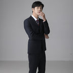 High end customized dress hall men's wedding suit wool high-end craftsmanship suit set tailor-made