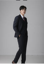 High end customized dress hall men's wedding suit wool high-end craftsmanship suit set tailor-made