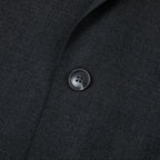 Men's black flat collar suit jacket, exquisite groom's suit, wedding suit, formal dress, groomsman's suit customization