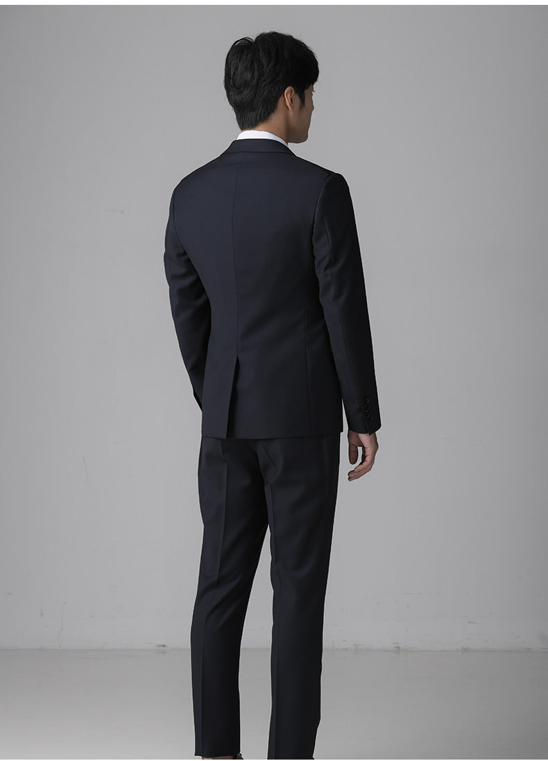 High end customized dress hall men's wedding suit wool high-end craftsmanship suit set tailor-made