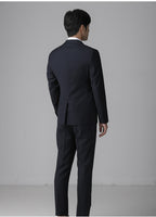 High end customized dress hall men's wedding suit wool high-end craftsmanship suit set tailor-made