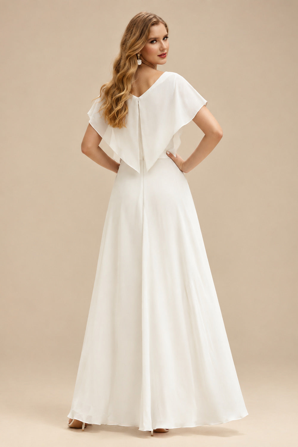 Rutipo Ivory Trumpet/Mermaid Sweetheart Sleeveless Stretch Crepe Court Train Wedding Dress