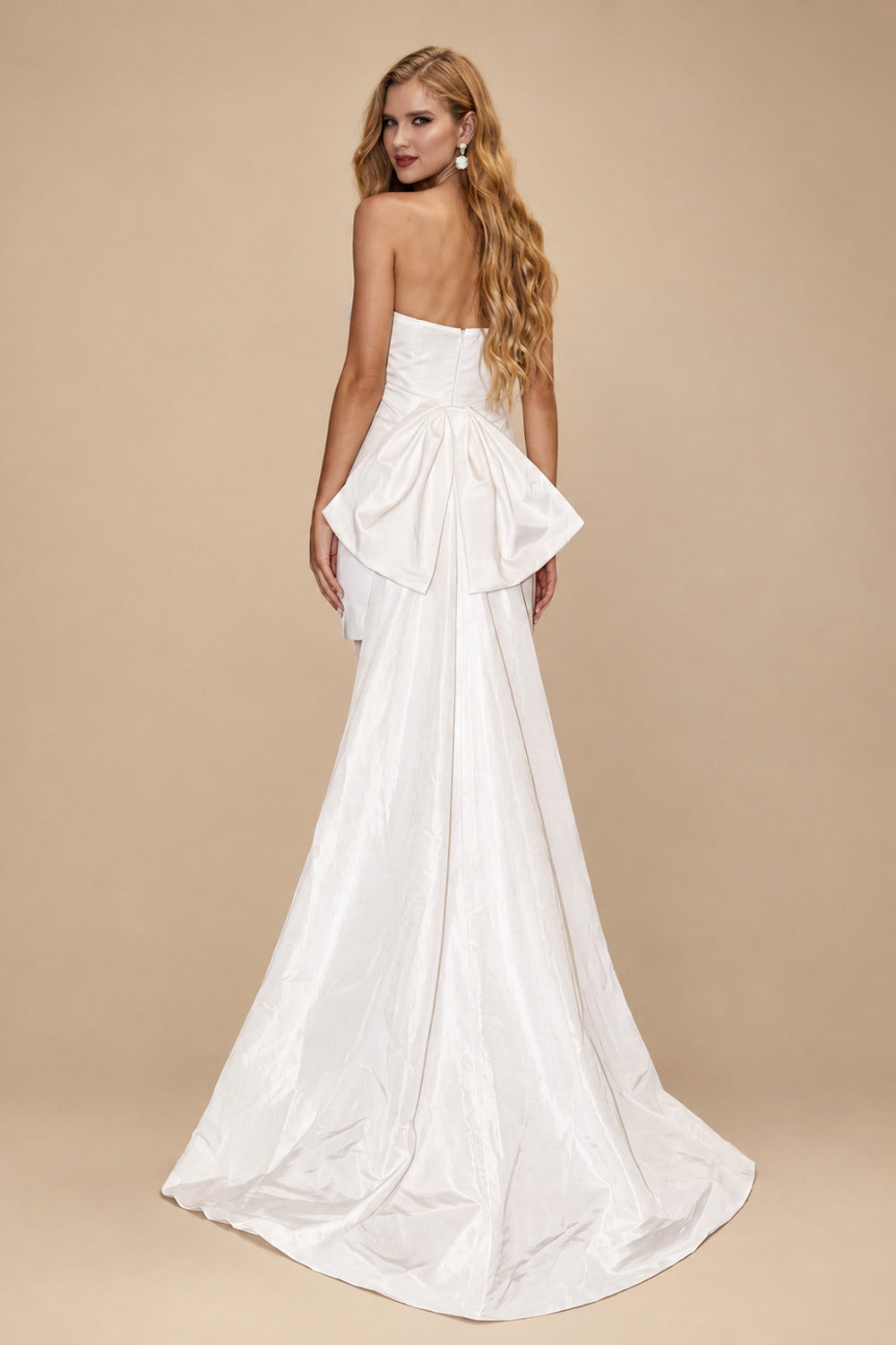 Rutipo Ivory Little White Short Strapless  Wedding Dresses