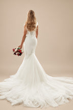Rutipo Ivory Classic Mermaid Sweetheart Wedding Dresses With Beading