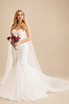 Rutipo Ivory Classic Mermaid Sweetheart Wedding Dresses With Beading