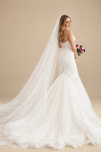 Rutipo Ivory Classic Mermaid Sweetheart Wedding Dresses With Beading