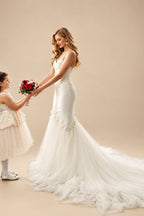 Rutipo Ivory Classic Mermaid Sweetheart Wedding Dresses With Beading