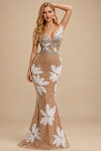 Rutipo As Picture Sparkle & Shine Floor-Length Tulle Wedding Dresses With Rhinestone/Flower(s)