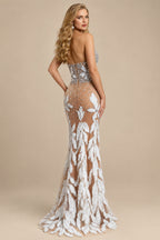 Rutipo As Picture Sparkle & Shine Floor-Length Tulle Wedding Dresses With Rhinestone/Flower(s)